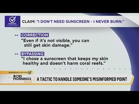 What to do when family or friends bring up misinformation