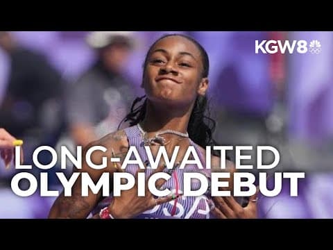 Sha'Carri Richardson makes long-awaited Olympic debut in Paris