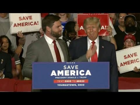 BREAKING: Donald Trump selects Sen. JD Vance of Ohio as his 2024 running mate