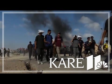 Deadly shooting at Gaza aid site as Israel issues new evacuation orders