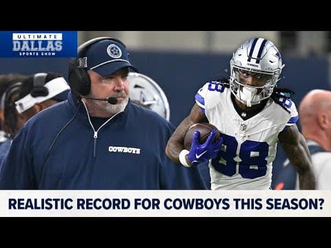 What's a realistic record for the Cowboys this season? | Ultimate Dallas Sports Show
