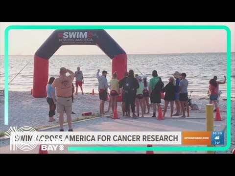 Swim Across America for cancer research at Vinoy Park