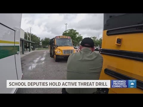 Hillsborough school resource deputies hold active threat drills