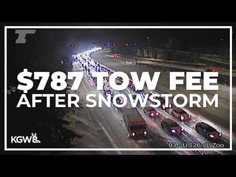 Portland car owner shocked by what it cost to get car back after storm