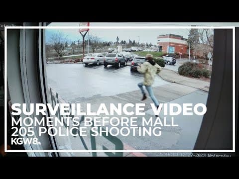Surveillance video: Moments before Mall 205 fatal police shooting