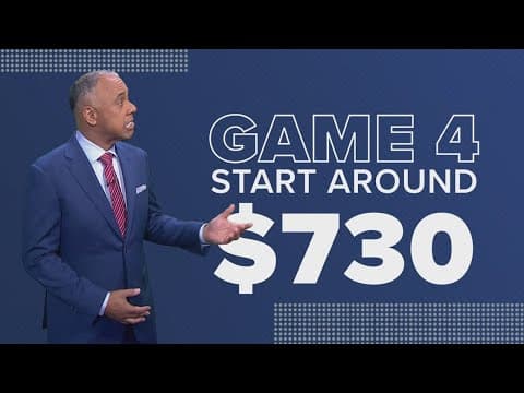 How much is it to go to Game 3 and 4 of NBA Finals in Dallas?