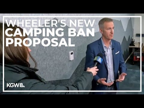 Why Portland’s mayor is advocating for a revised camping ban
