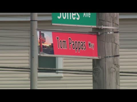 City unveils 'Tom Pappas Way' to honor the late founder of Tommy's Diner