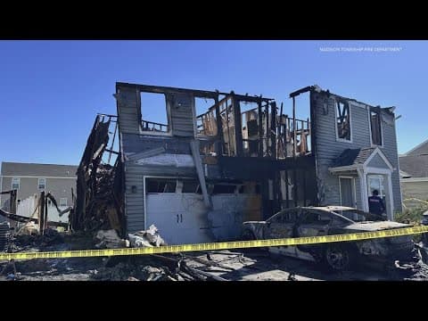 Officials: 4 houses damaged after 'suspicious' fire in Camby