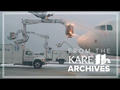 MSP Airport de-icing team battles the polar vortex (2014) | From the Archives