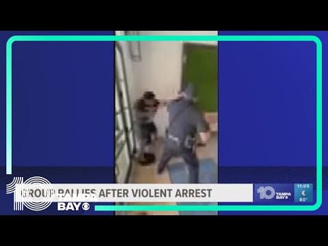 Group holds rally for Lakeland teen who alleged police brutality while being arrested