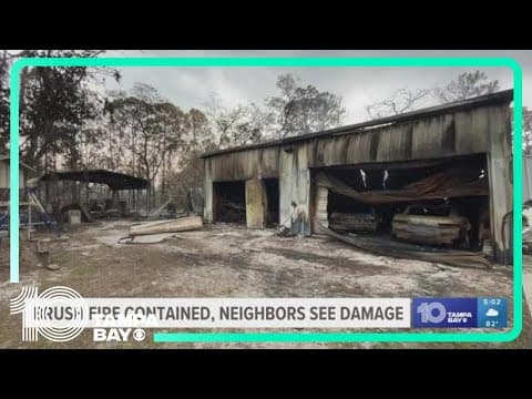 Fire crews contain brush fire in Highlands County as nearly 200 evacuated neighbors return home