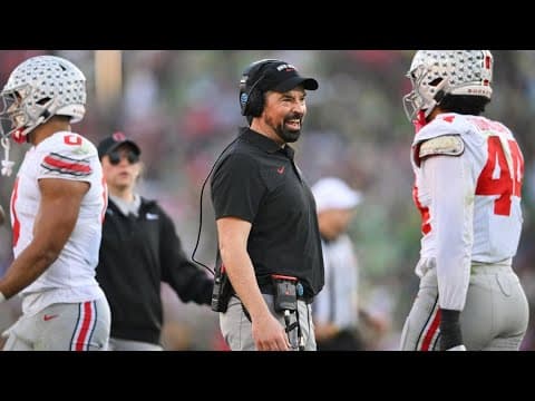 Rose Bowl postgame press conferences | Ohio State vs. Oregon