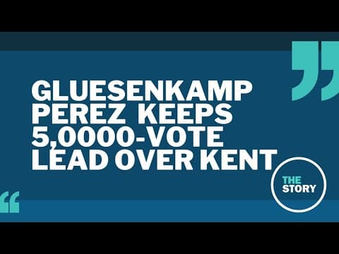 Race between Marie Gluesenkamp Perez and Joe Kent narrows as ballots are tallied