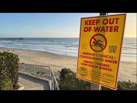 Sewage spill in Pacific Beach clears people out of water