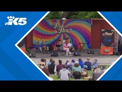 Thousands kick off Pride Month at Capitol Hill's 'Pride in the Park' event