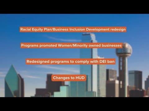 Dallas to discuss recently-axed diversity, equity and inclusion programs