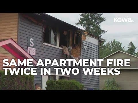 Second fire breaks out at Gresham apartment in less than 2 weeks