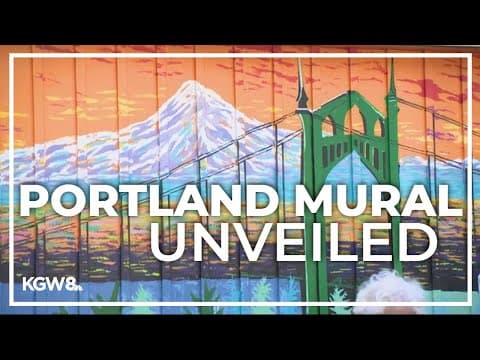 New mural goes up at Portland elementary school