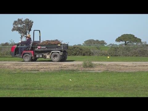 Middle School STEM students learn about the science of maintaining a golf course