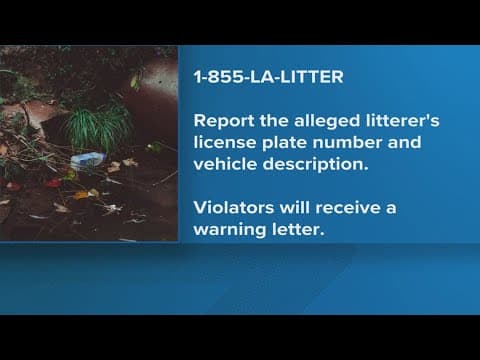 Louisiana relaunches Litterbug Hotline