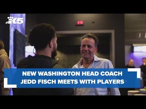Jedd Fisch named new UW football head coach