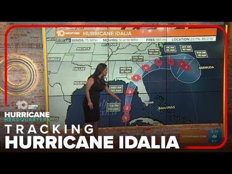 Tracking the Tropics: Idalia becomes a Category 1 hurricane | 5 a.m. Tuesday