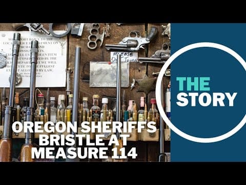 Several Oregon sheriffs say they won’t enforce aspects of gun control initiative Measure 114