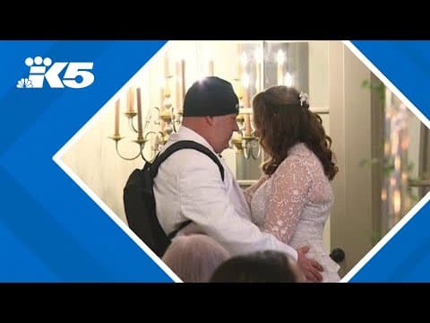 Washington veterans celebrate free wedding amid terminal diagnosis
