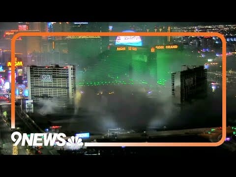 Tropicana implosion brings down iconic Las Vegas hotel
