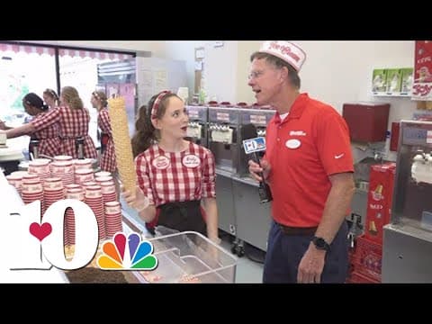 Todd learning how to work at Cruze Farm