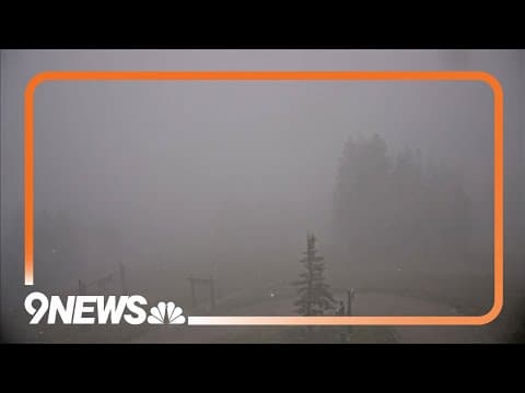 Winter weather advisory for Colorado's higher elevations