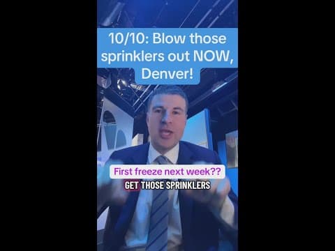 10/10: Blow those sprinklers out NOW, Denver!