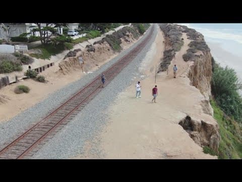 SANDAG receives $300M to move train tracks off the Del Mar Bluffs