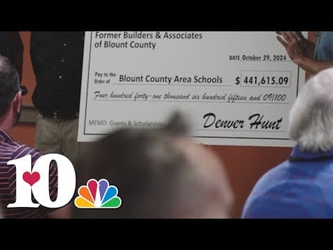 Students can now pursue trade industry careers after Blount Partnership awarded scholarship