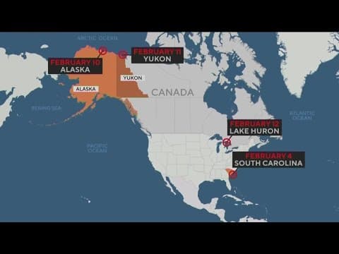 US jets down 4 flying objects in 8 days, unprecedented in peacetime