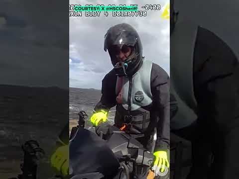 Florida deputies rescue man on jet ski before Hurricane Helene hits Florida