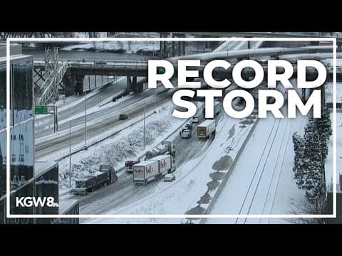 Record snowstorm in Portland | Live coverage