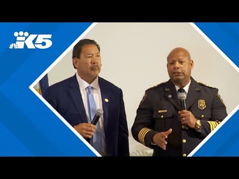 New Seattle police chief sworn in, promises community trust and accountability