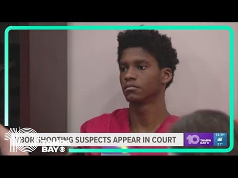 Ybor City shooting suspects appear in court