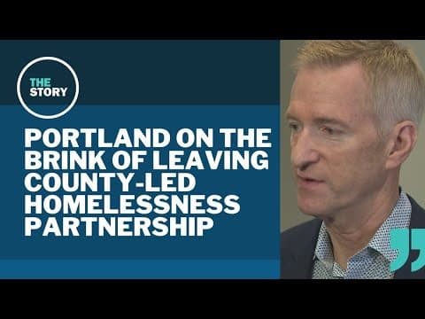 Portland Mayor Ted Wheeler calls push to leave homelessness partnership with county 'foolish'