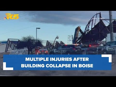 Multiple injuries reported after building collapse near Boise Airport
