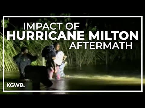 Many faced with aftermath of Hurricane Milton in Florida