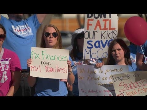 North Texas families rally in last-ditch effort to save schools targeted for closure