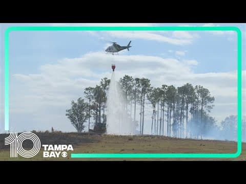Florida prepares for busy brush fire season with multi-agency training exercise