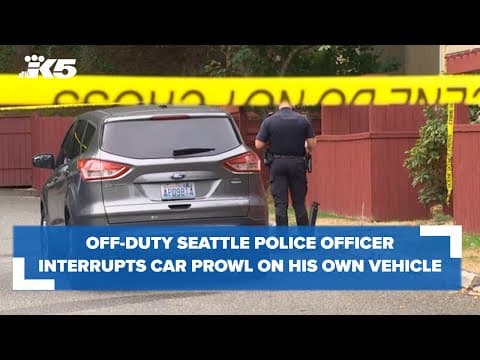 Off-duty Seattle police officer interrupts car prowl in Edmonds