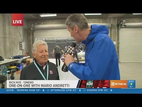 One-on-one with Mario Andretti ahead of the Indy 500 | Track Team 13
