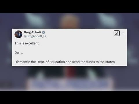President Trump considering an executive order to dismantle the Department of Education