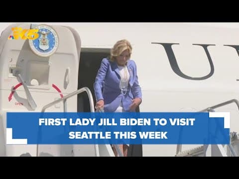 What to know about First Lady Jill Biden's visit to Seattle this week