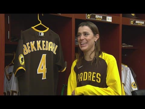 Lone Lady shines at Padres Fantasy Camp